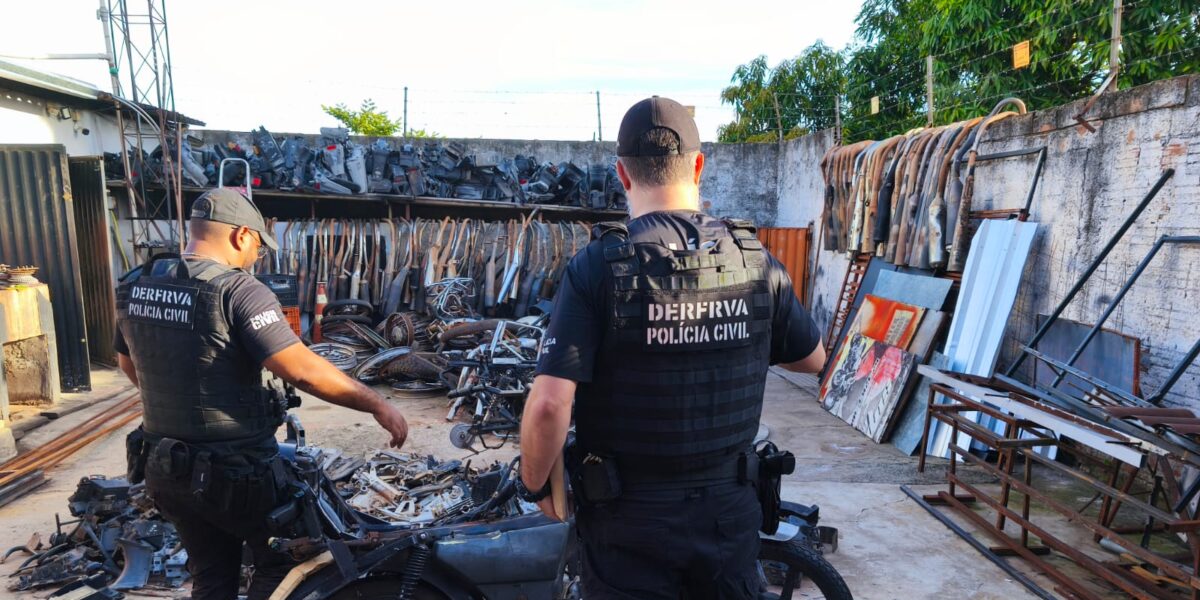 PCGO deflagra operação contra criminosos especializados em roubo, furto e adulteração de motos com atuação interestadual