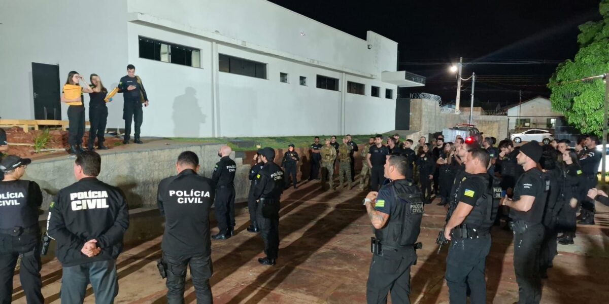 PCGO deflagra fase 9 da Operação Destroyer contra organização criminosa envolvida com tráfico interestadual de drogas