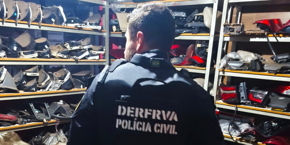 PCGO deflagra Operação Lastro Oculto contra esquema de receptação, adulteração de veículos e lavagem de dinheiro