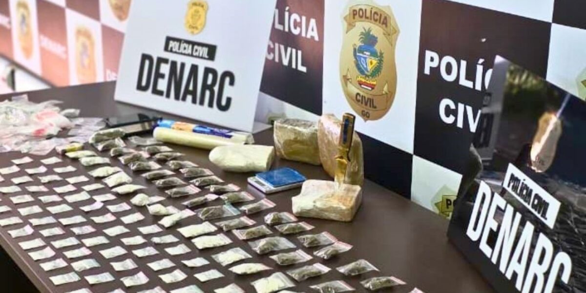 PCGO fecha laboratório de drogas que funcionava em Aparecida de Goiânia