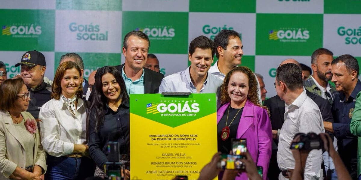 Governo de Goiás inaugura novas sedes da Deam e do 50º Batalhão de Polícia Militar em Quirinópolis