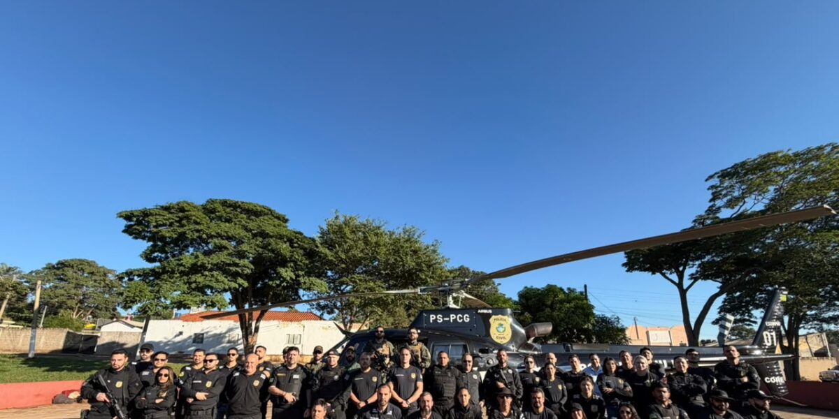 PCGO deflagra 11ª fase da Operação Destroyer e bloqueia R$ 10 milhões de organizações criminosas