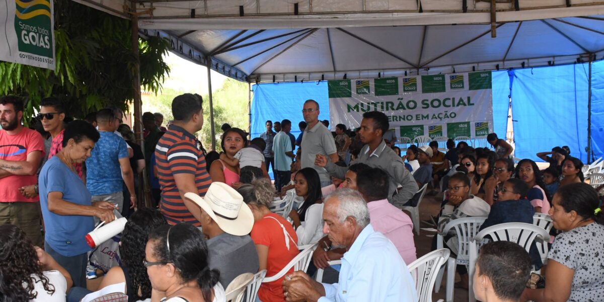 Mutirão Social registra mais de 2 mil atendimentos no Nordeste Goiano