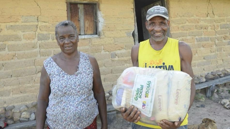 Goiás Alerta e Solidário distribui mais de 9 mil cestas em comunidades quilombolas e assentamentos do Norte e Nordeste goiano