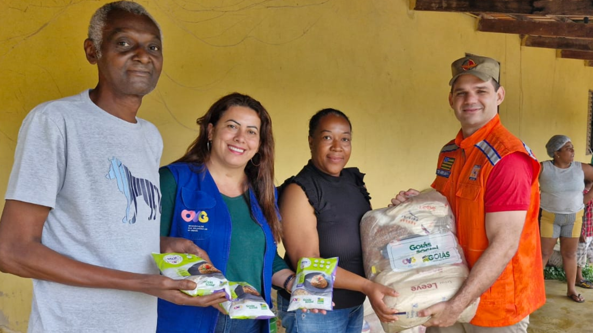 Goiás Social distribui cestas básicas para famílias quilombolas do Norte do estado