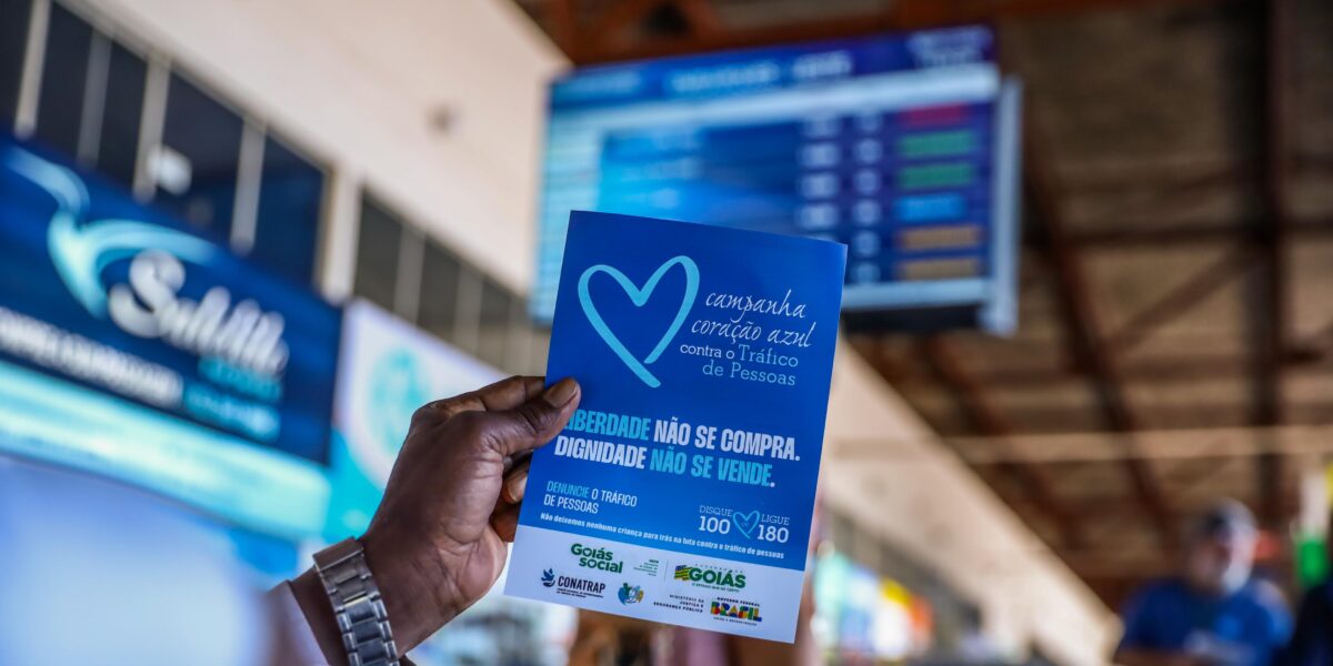 Goiás Social realiza ação de combate ao tráfico de pessoas no Terminal Rodoviário de Goiânia