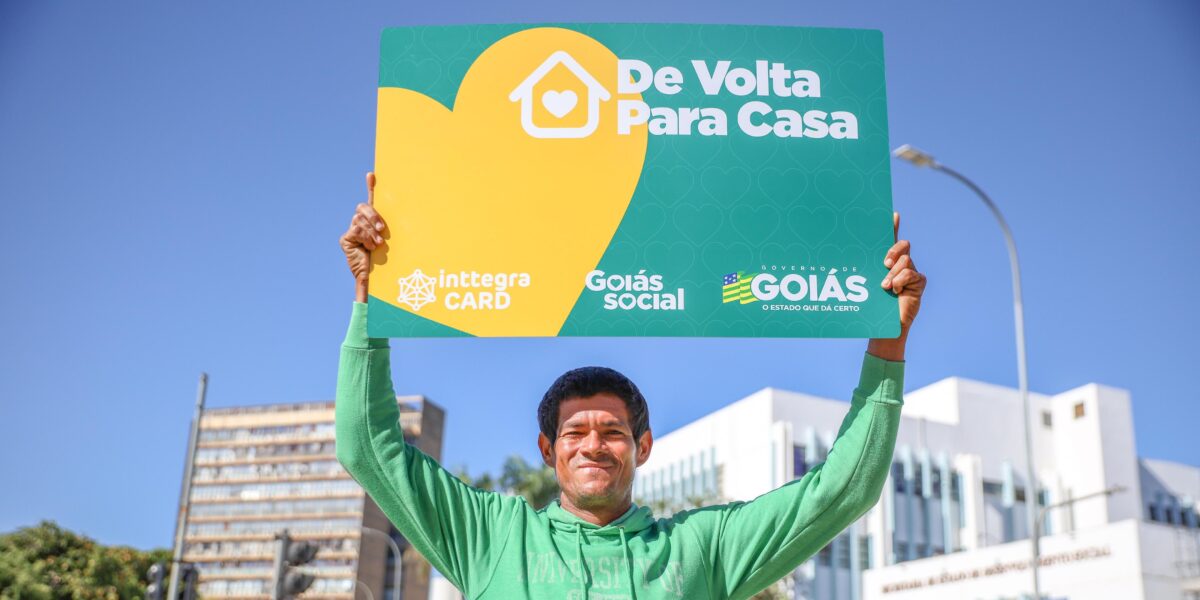 Goiás Social promove retorno de 19 pessoas para seus locais de origem por meio do programa De Volta Para Casa