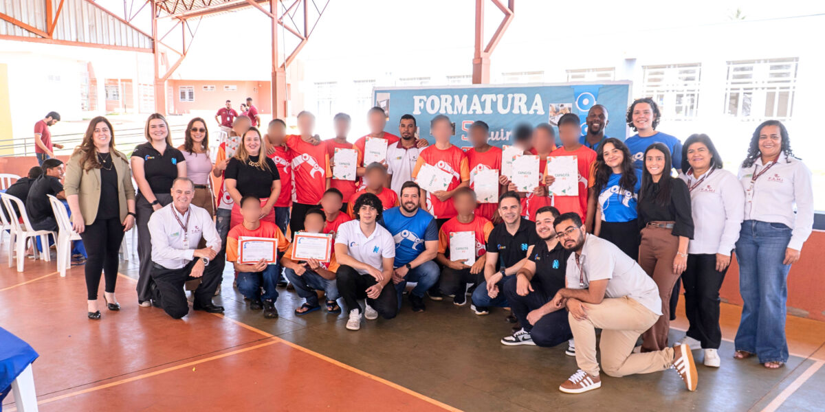 Goiás Social certifica jovens do sistema socioeducativo em cursos de robótica e tecnologias avançadas
