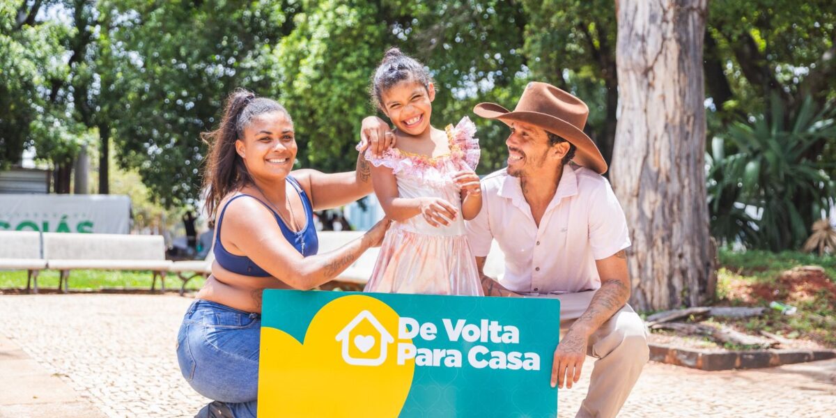 Goiás Social beneficia mais 30 pessoas com o programa De Volta Para Casa