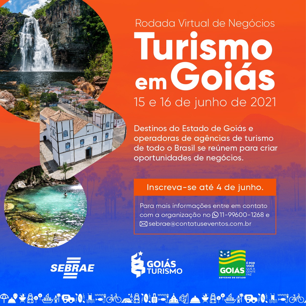 Empreendimentos de turismo em Goiás podem participar de rodada virtual de negócios