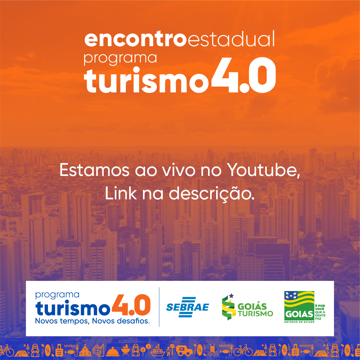 Link para transmissão no youtube – Programa Turismo 4.0