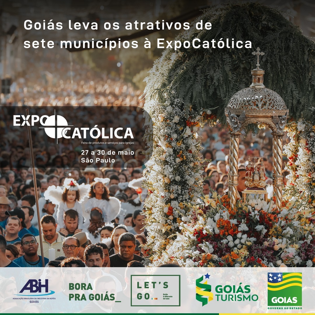 Goiás leva os atrativos de sete municípios à ExpoCatólica