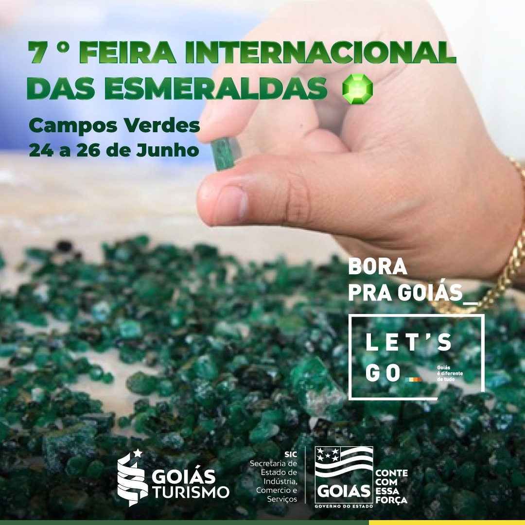 Com patrocínio do Governo de Goiás, 7ª Feira das Esmeraldas de Campos Verdes espera movimentar R$ 12 milhões