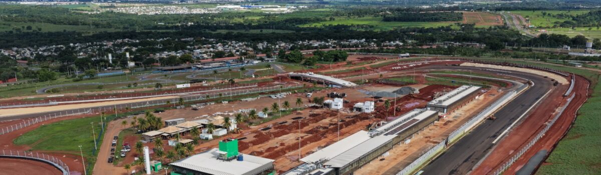 Obras do Autódromo Internacional de Goiânia entram na reta final e atingem 84% de execução