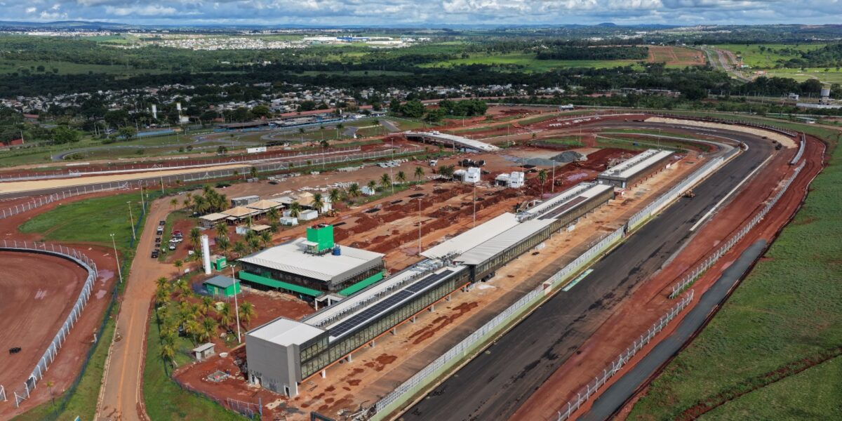 Obras do Autódromo Internacional de Goiânia entram na reta final e atingem 84% de execução