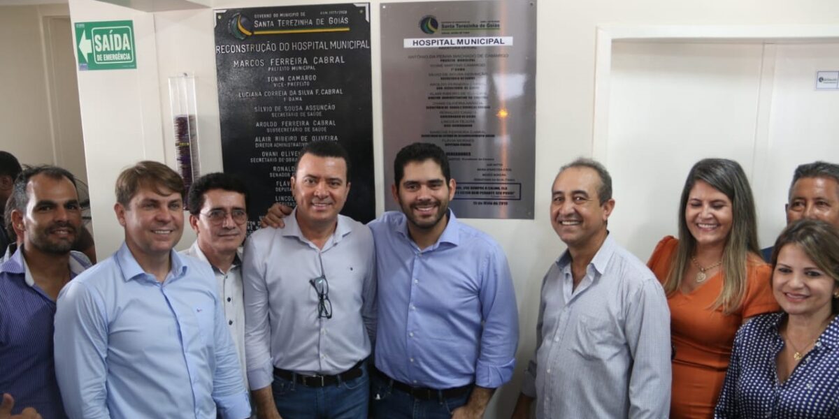 Vice-governador entrega reforma de hospital de Santa Terezinha de Goiás