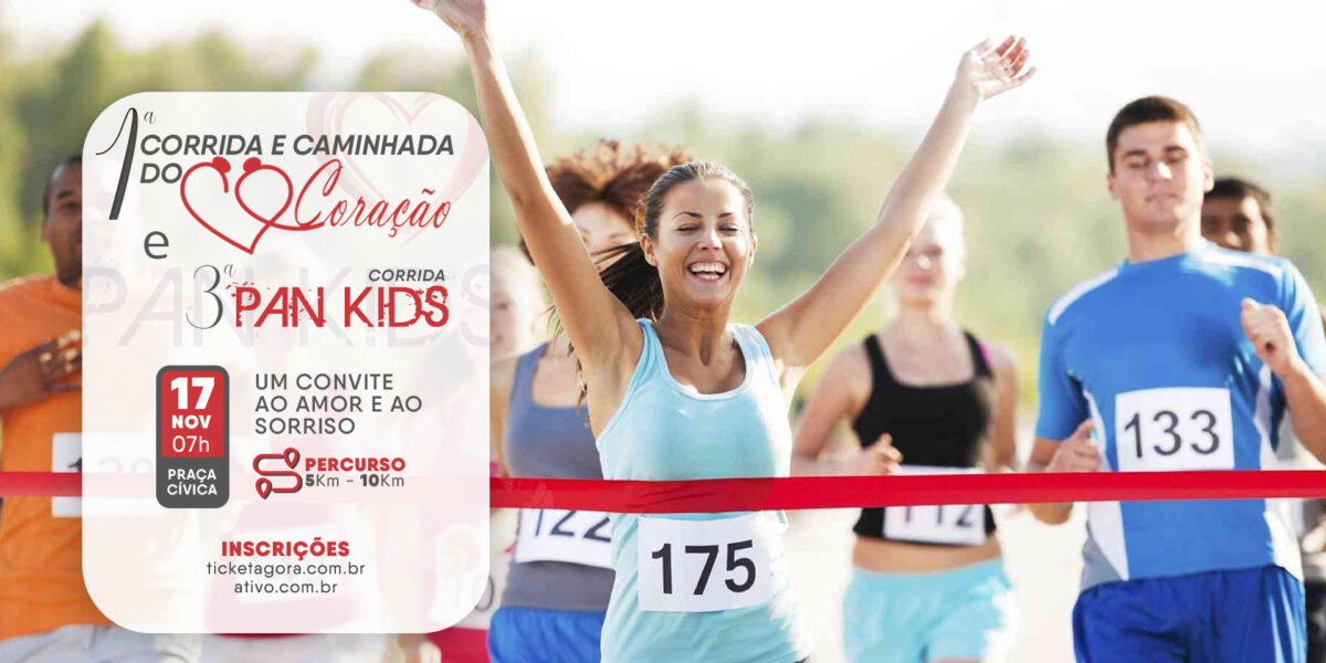 Governo de Goiás apoia 3ª Pan Kids e 1ª Corrida e Caminhada do Coração