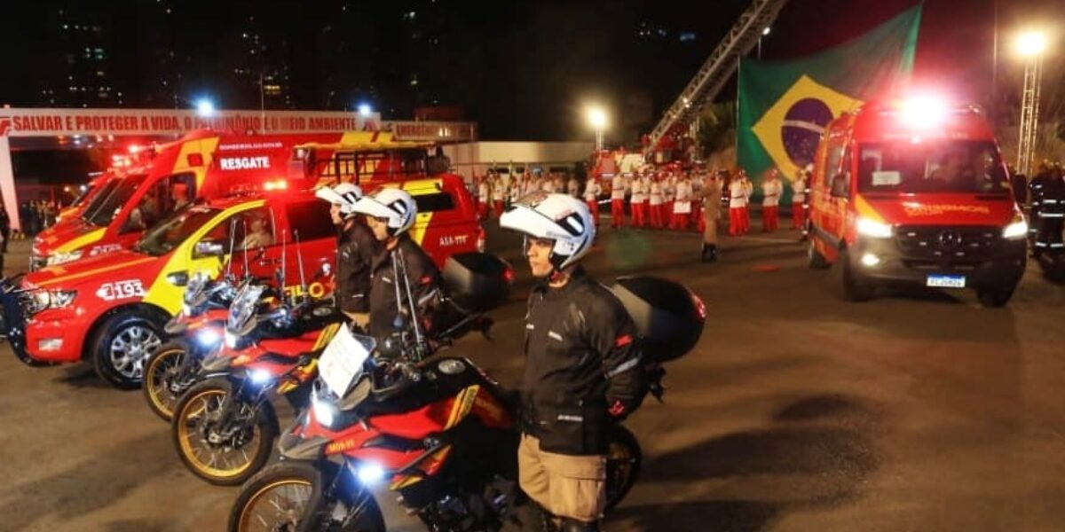 Corpo de Bombeiros Militar de Goiás recebe 18 novas viaturas de resgate