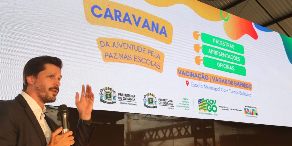 Governo de Goiás e União lançam “Caravana Juventude pela Paz nas Escolas”