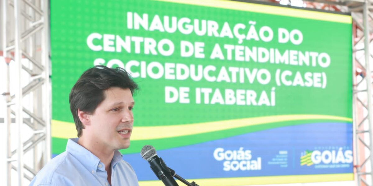 Vice-governador Daniel Vilela inaugura Centro de Atendimento Socioeducativo, em Itaberaí