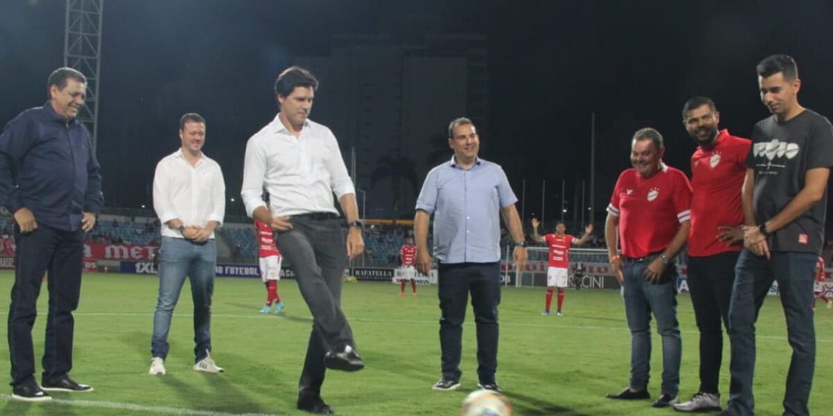 Daniel Vilela: “A determinação do governador Caiado é de total apoio ao futebol e ao esporte goiano”