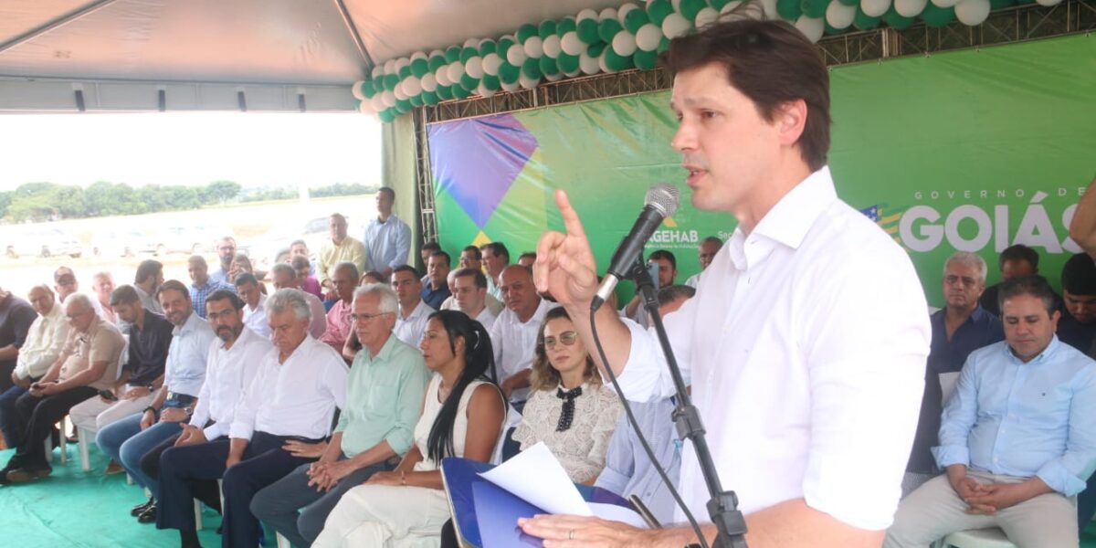 “Na história de Goiás, nenhum governo investiu tanto no interior como o de Ronaldo Caiado”, ressalta Daniel Vilela