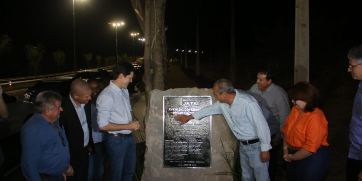 Vice-governador e prefeito de Jataí inauguram duplicação de via que homenageia Maguito Vilela