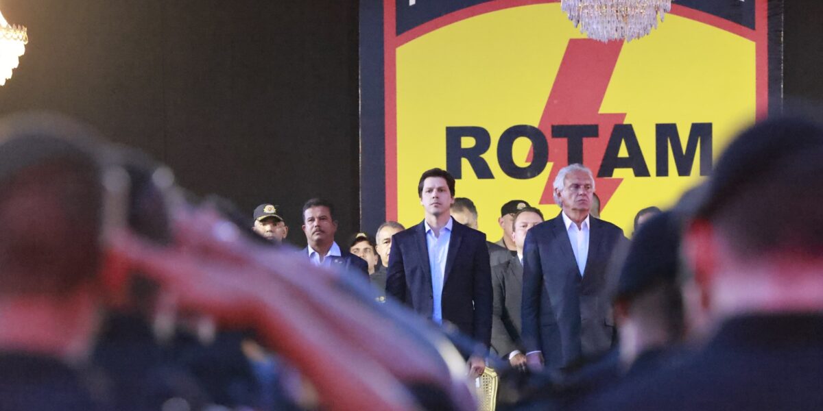 “Dada sua eficiência e a competência de seus homens, a Rotam é a elite da Polícia Militar goiana”, afirma Daniel Vilela
