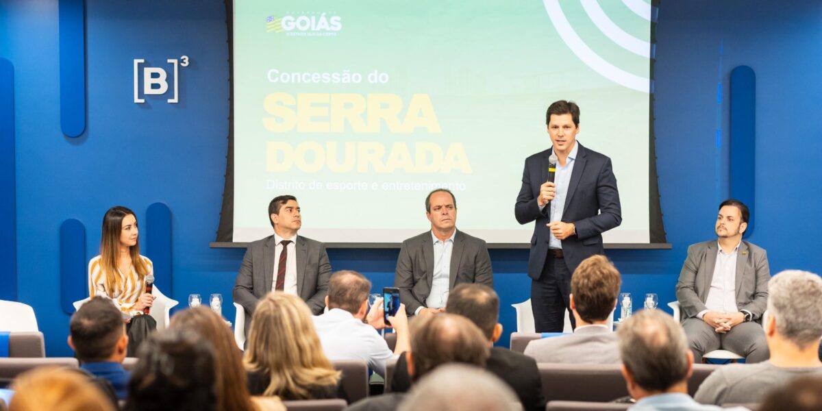 Daniel Vilela discute com investidores projeto de modernização do Serra Dourada, em São Paulo