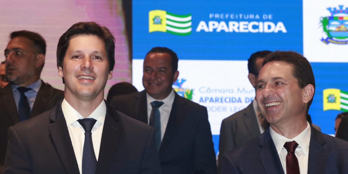 Daniel Vilela reforça continuidade do legado de Maguito em cerimônia de posse do prefeito de Aparecida de Goiâni