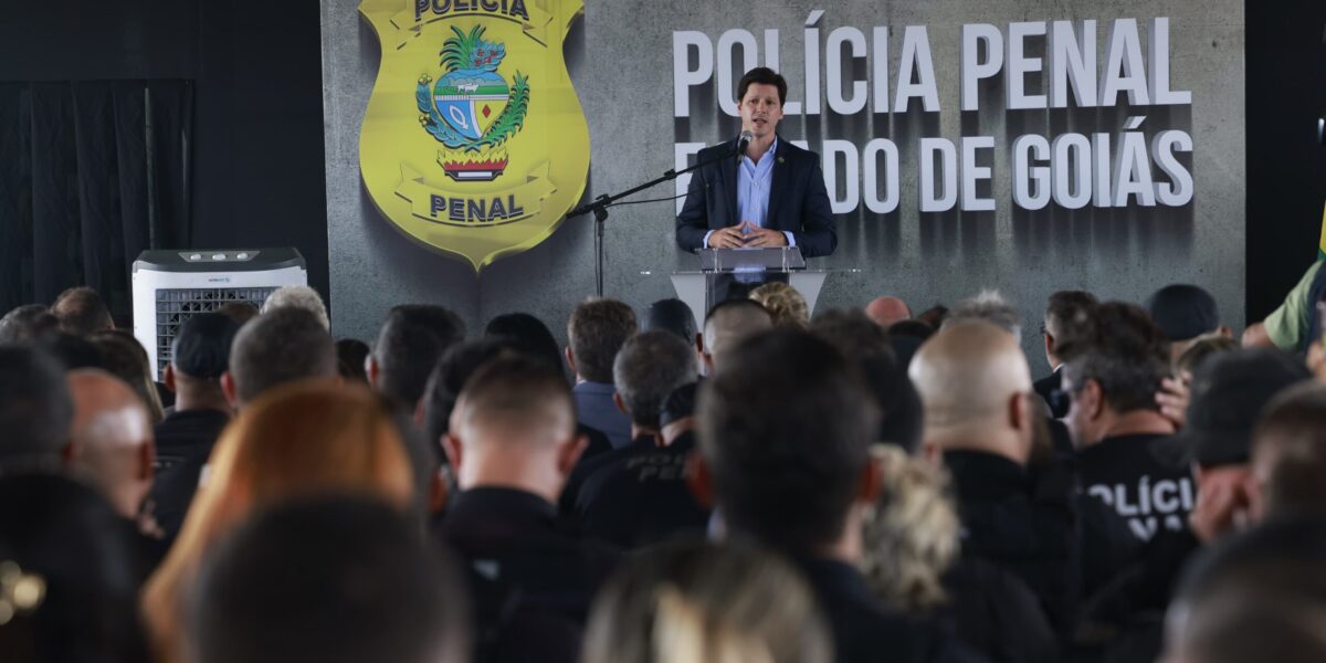 Daniel Vilela vincula êxitos da segurança pública em Goiás ao controle carcerário da Polícia Penal