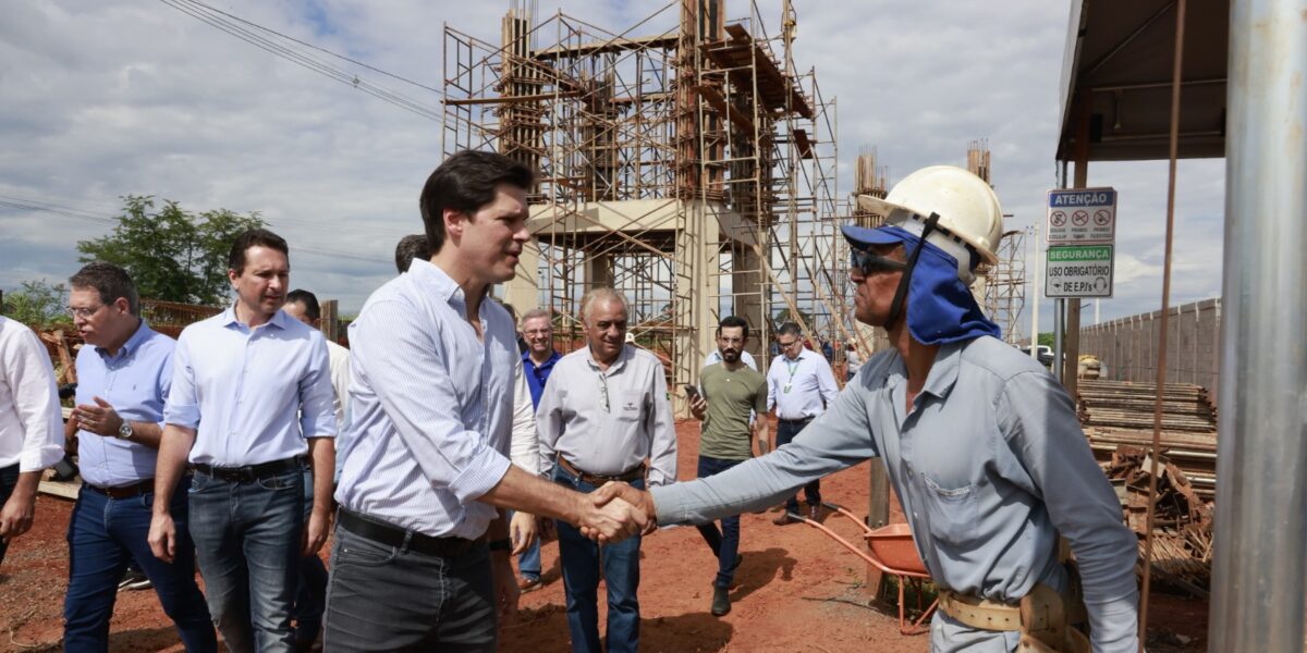 Daniel Vilela vistoria obras do Dianot e destaca impacto econômico para Goiás