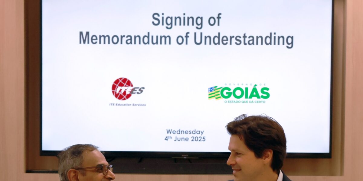 Governo de Goiás firma parceria inédita com instituto de referência em ensino de tecnologia de Singapura
