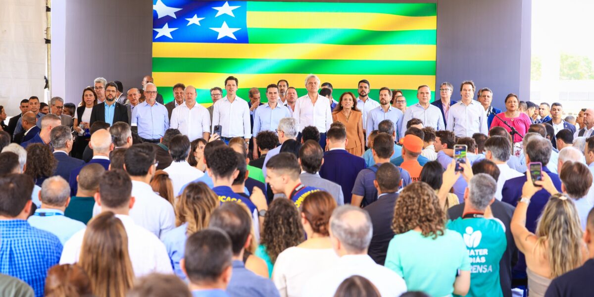 Daniel Vilela: nova estação da Saneago simboliza a retomada de um Estado que voltou a funcionar