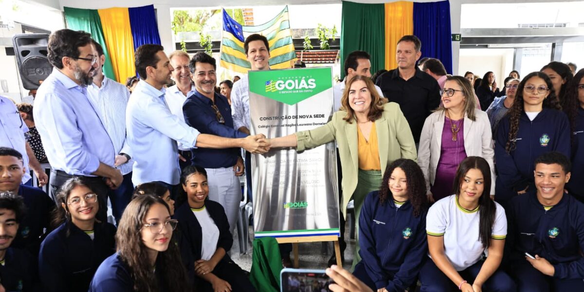 Daniel Vilela inaugura nova escola em Aparecida de Goiânia e reforça meta de substituir unidades de placas