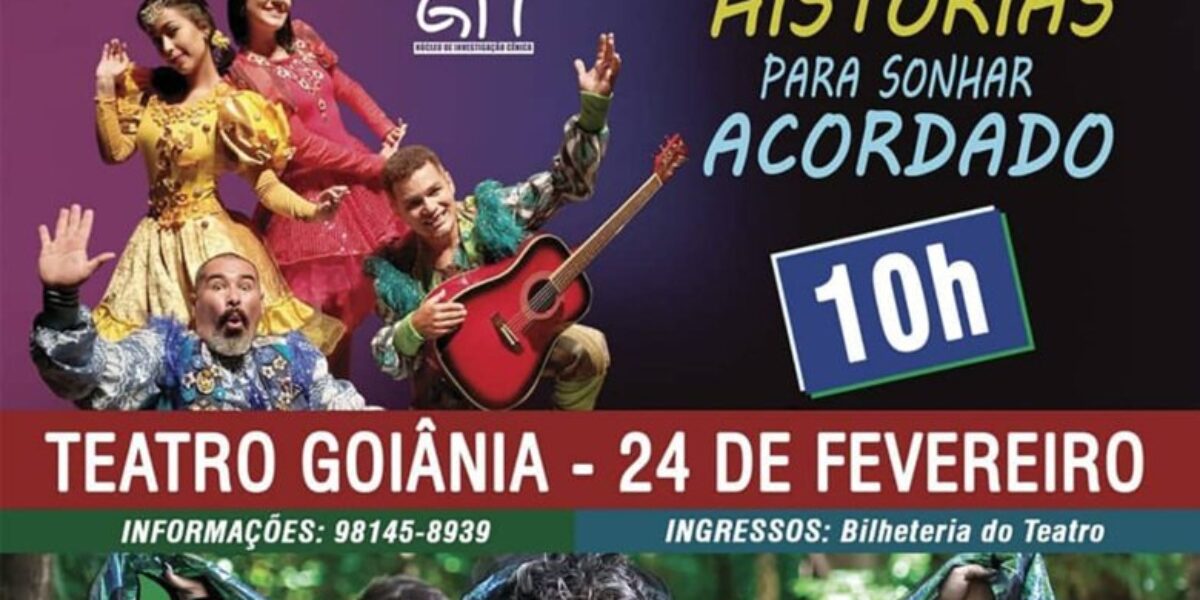 Teatro Goiânia recebe dois espetáculos infantis neste domingo