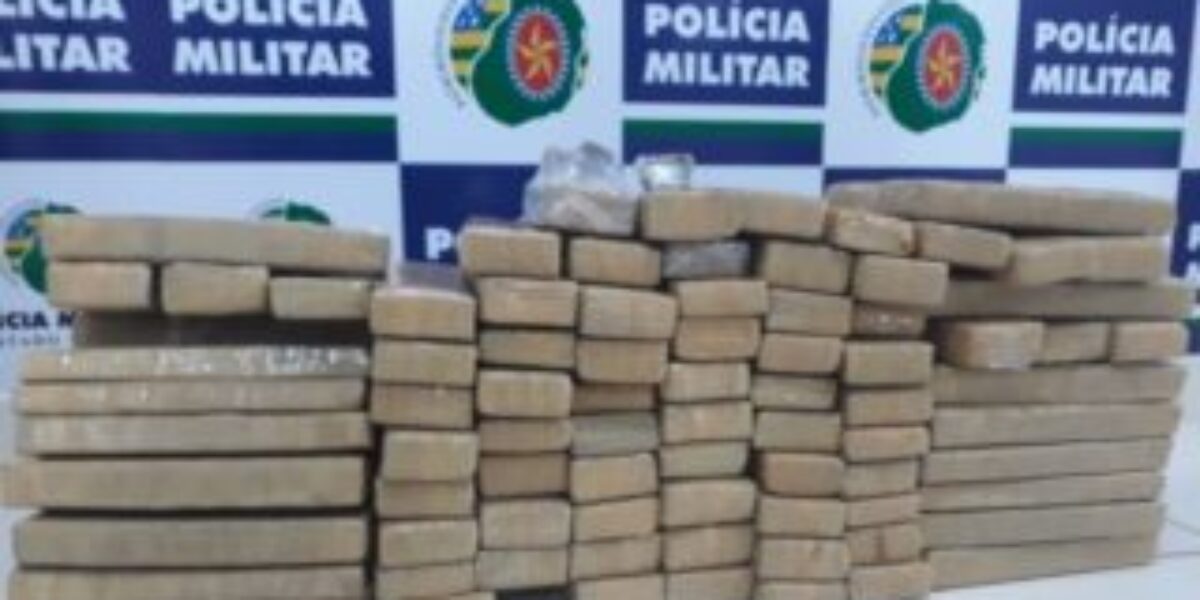 Polícia Militar apreende mais 112 quilos de maconha