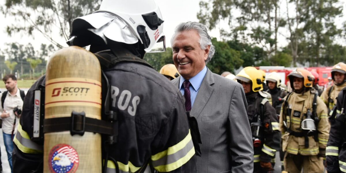 Corpo de Bombeiros de Goiás é exemplo para todo Brasil, exalta Caiado