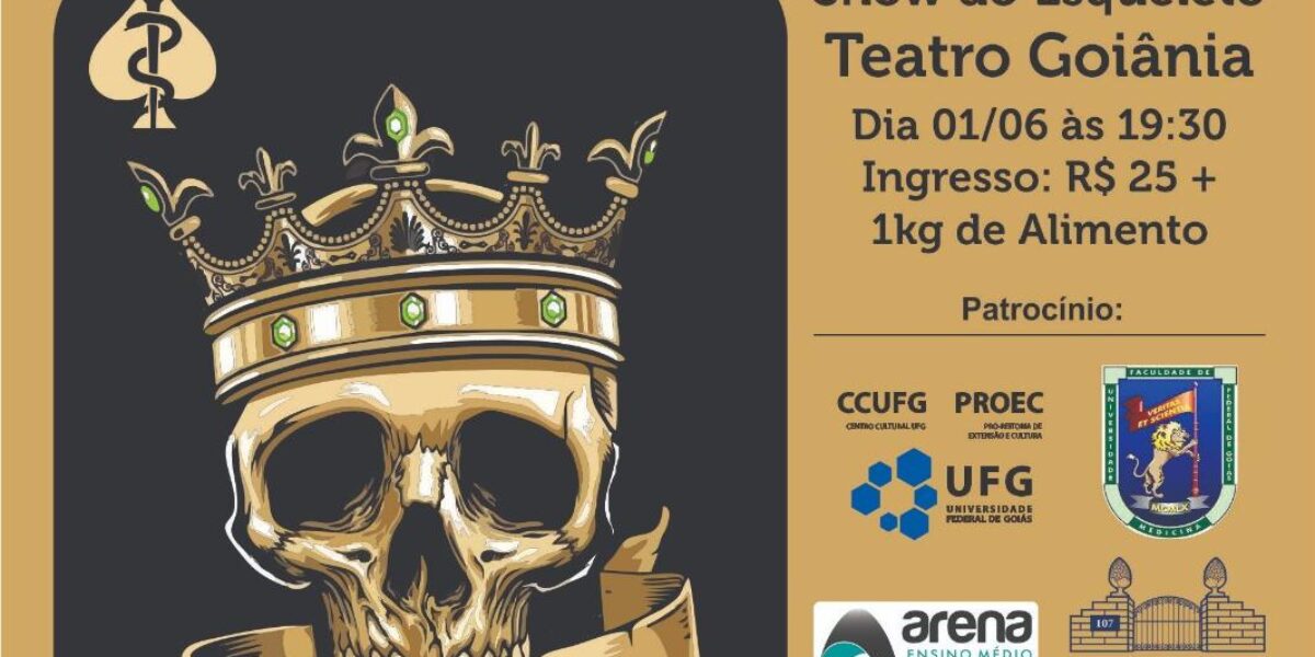 Teatro Goiânia recebe a 58° edição do Show do Esqueleto