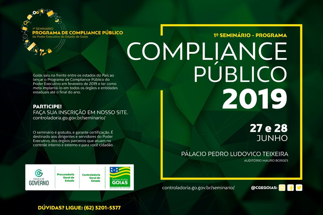 Governo estadual realiza seminário sobre o Programa de Compliance Público