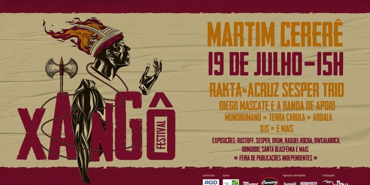 Martim Cererê recebe Xangô Festival de Artes