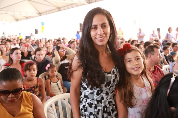 Uma das pessoas beneficiadas, a doméstica Gerulinda Fragoso da Silva, 39 anos.