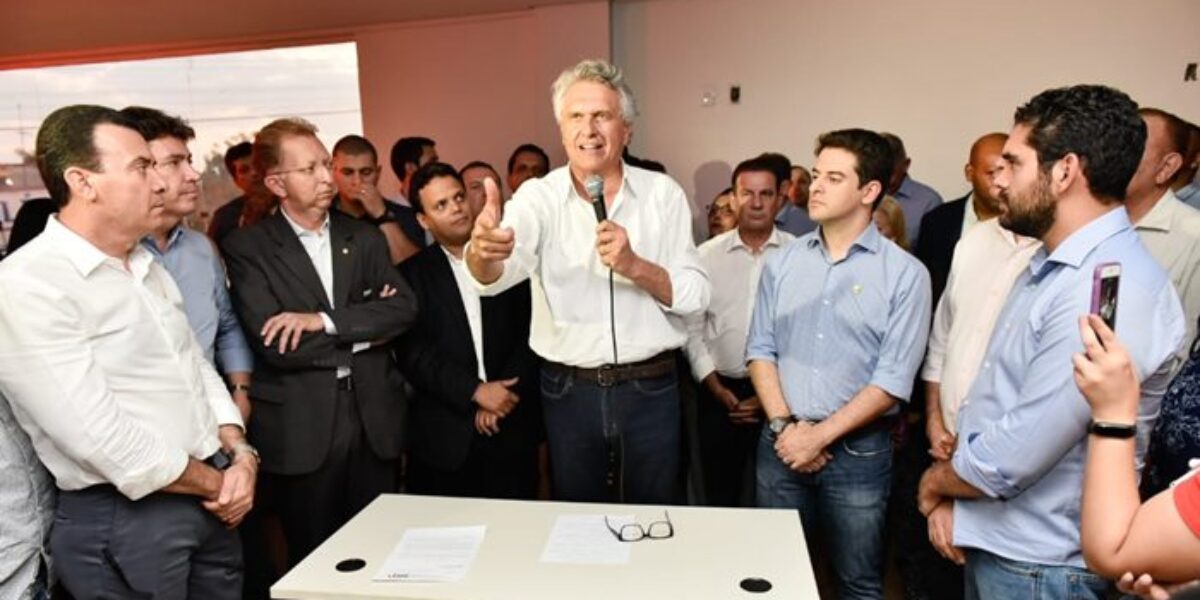 “A época das inaugurações fakes acabou”, assegura governador Ronaldo Caiado