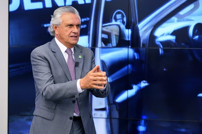 Ronaldo Caiado em entrevista ao Cidade Alerta Goiás.