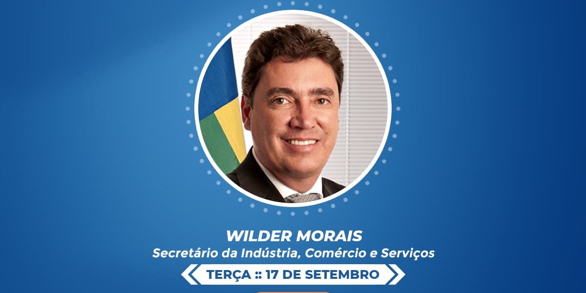 Secretário da Indústria, Comércio e Serviços Wilder Morais é o convidado do Roda de Entrevista