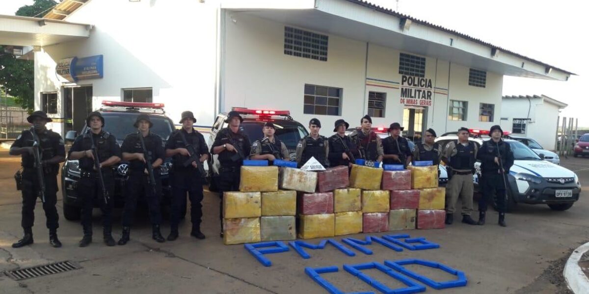 Apreendidos 600 quilos de maconha na BR-365