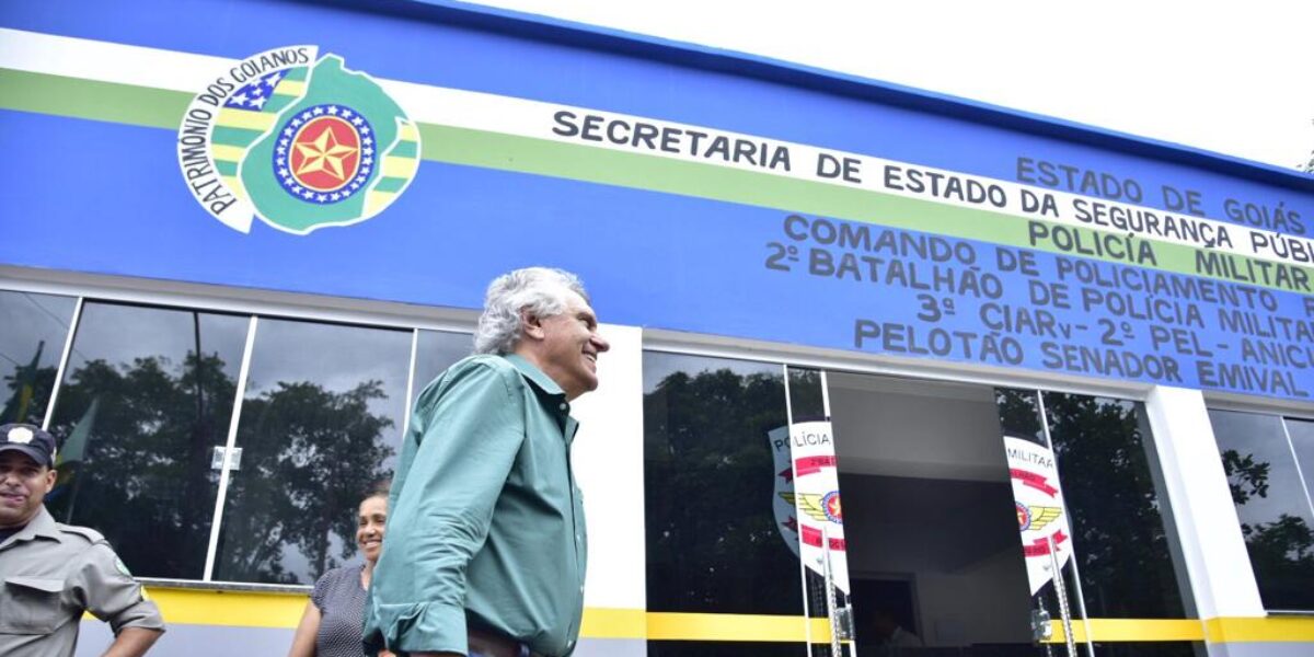 Inaugurada reforma do Batalhão Rodoviário em Anicuns