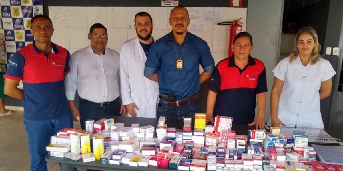 UP de Caldas Novas recebe medicamentos para tratamento de saúde dos custodiados