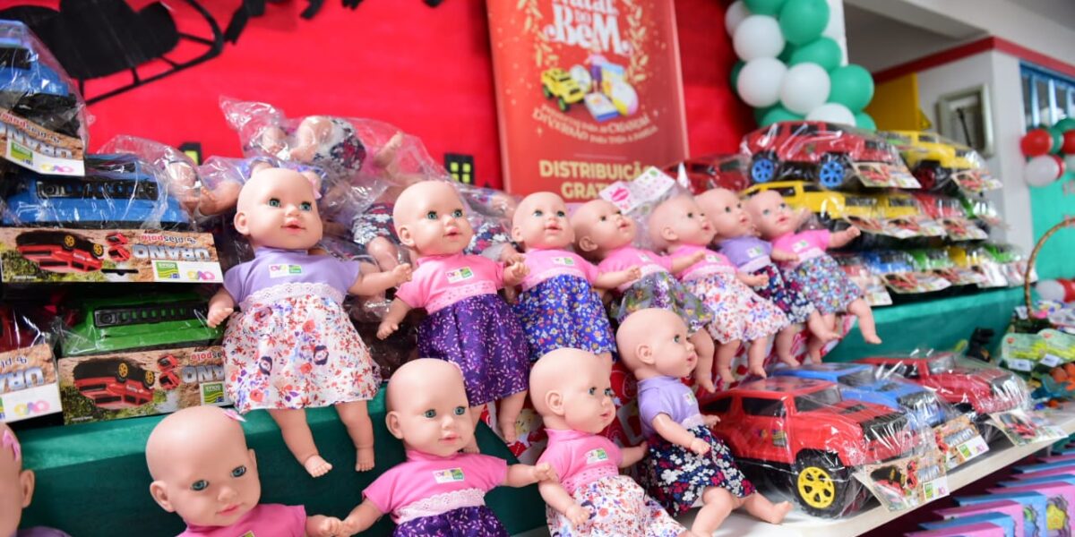 Natal do Bem distribui quase 620 mil brinquedos nos 246 municípios goianos