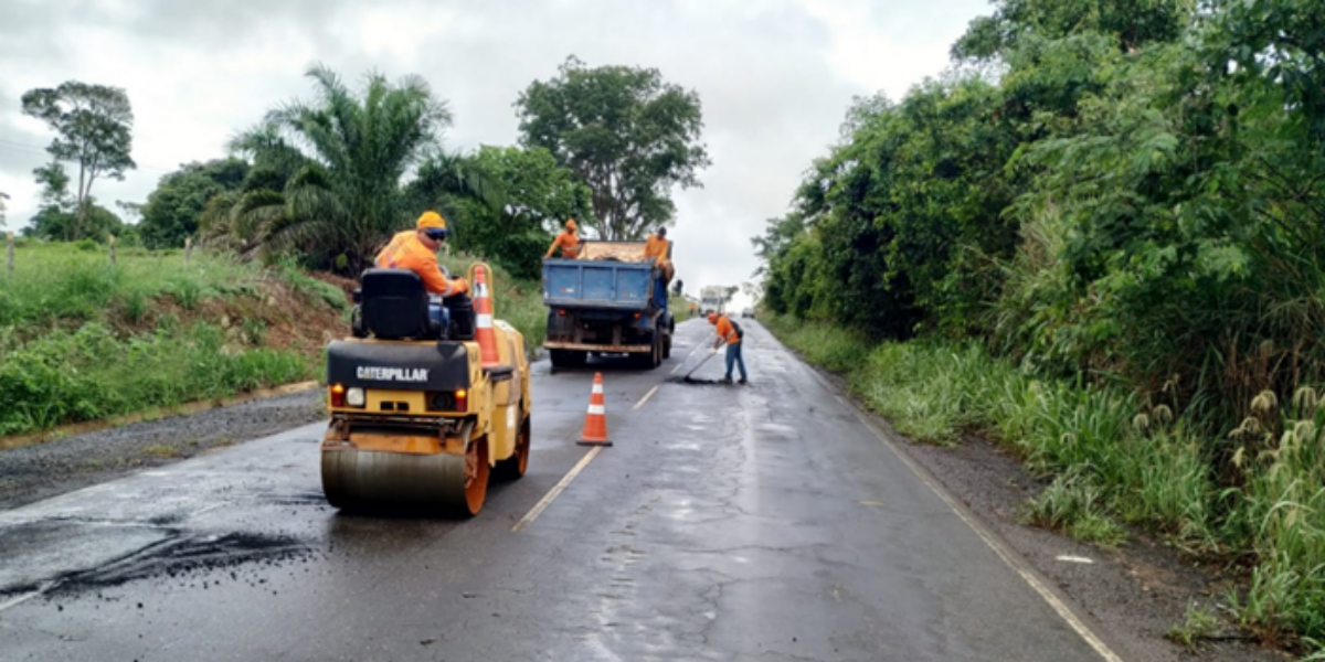 Frentes de serviço da Goinfra atuam nas rodovias goianas